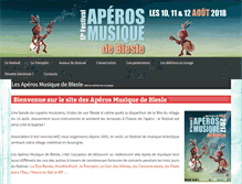 Tablet Screenshot of aperos-musique-blesle.com